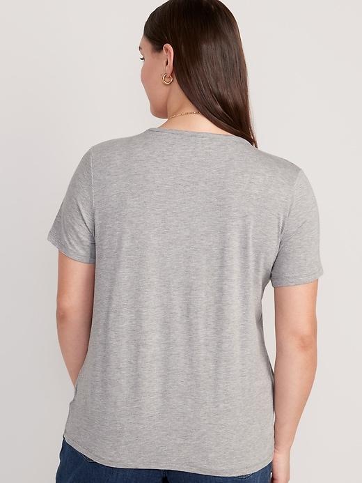 Luxe V-Neck T-Shirt Product Image