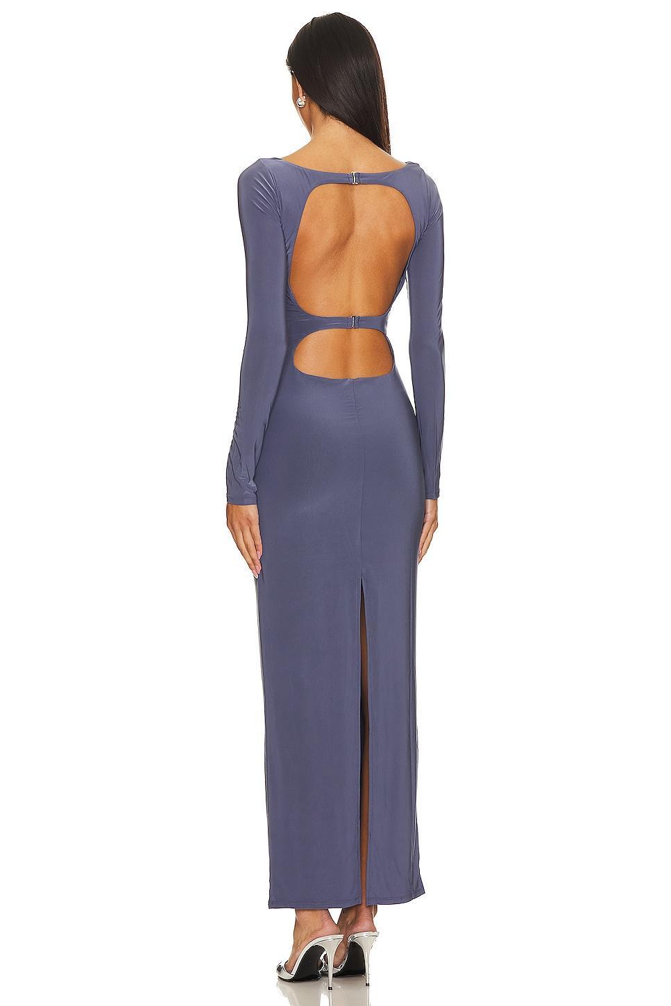 Lovers and Friends x Rachel Jaya Maxi Dress in Slate Blue Product Image