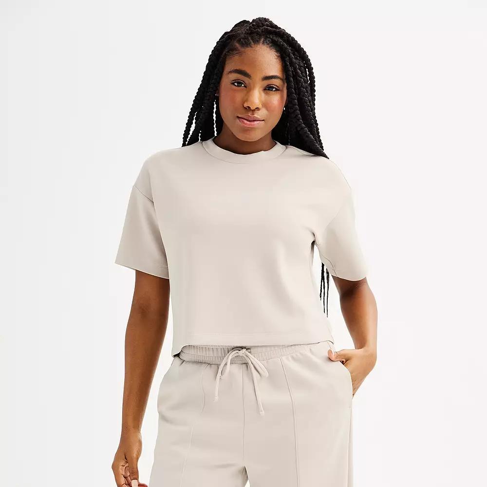 Women's FLX Solace Boxy Tee, Size: Small, Kameron Brown Product Image