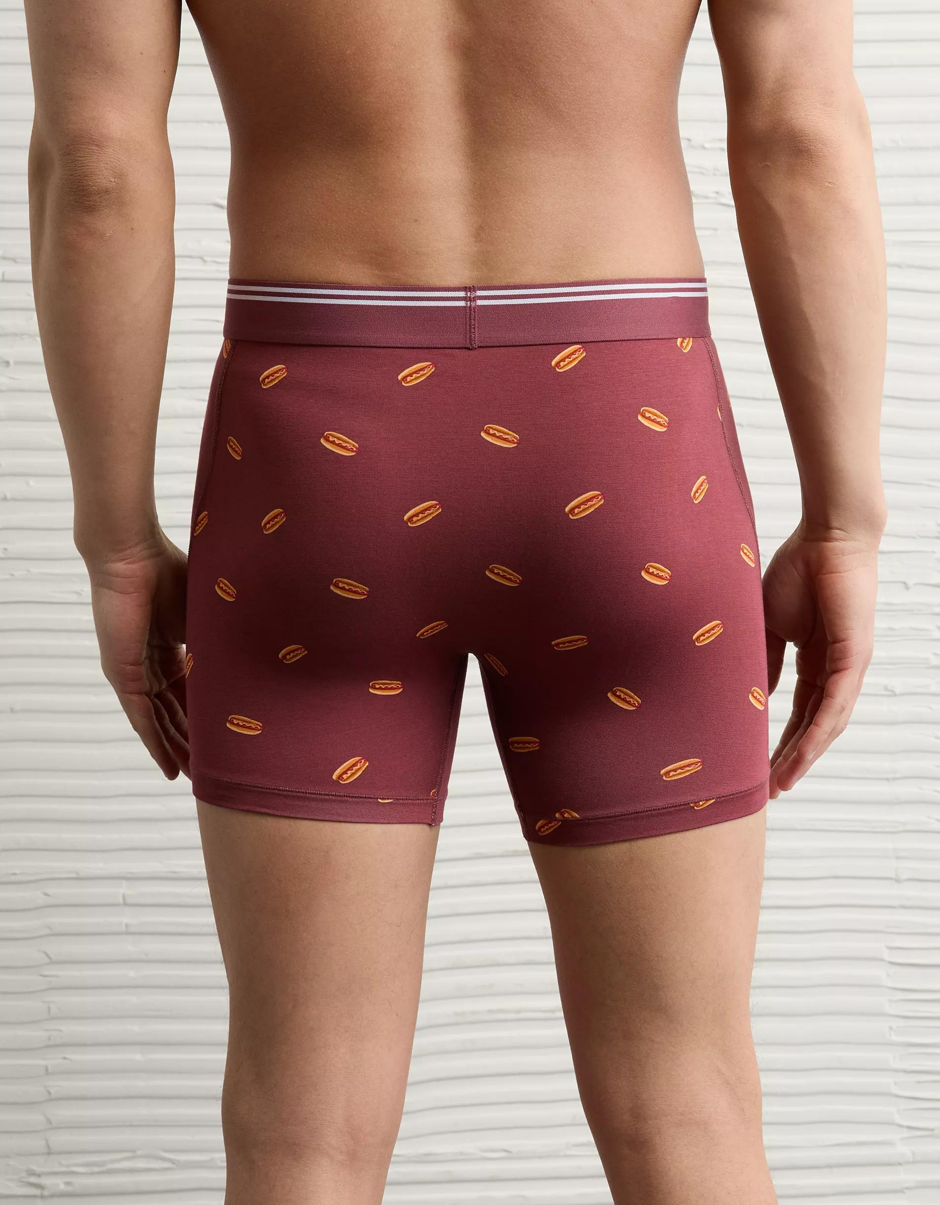 AEO Men's Palm Trees 4.5" Ultra Soft Boxer Brief Product Image