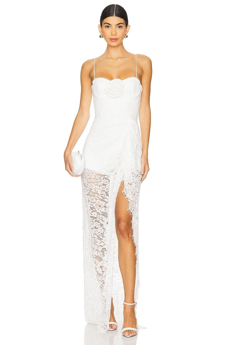 Lovers and Friends Daniela Gown in White Product Image