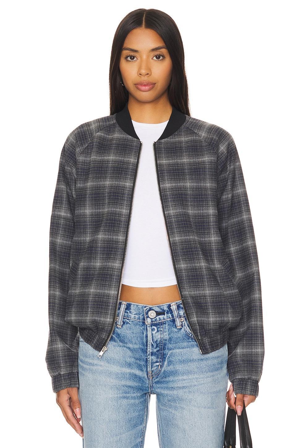 Plaid Bomber Jacket WAO Product Image