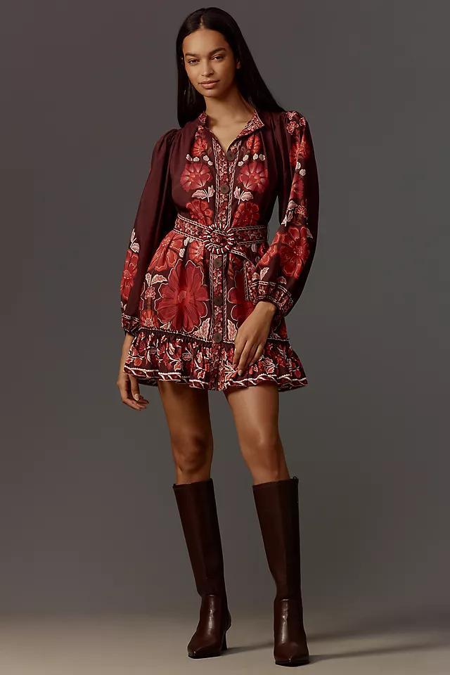 Farm Rio Gigi Tapestry Mini Dress Product Image