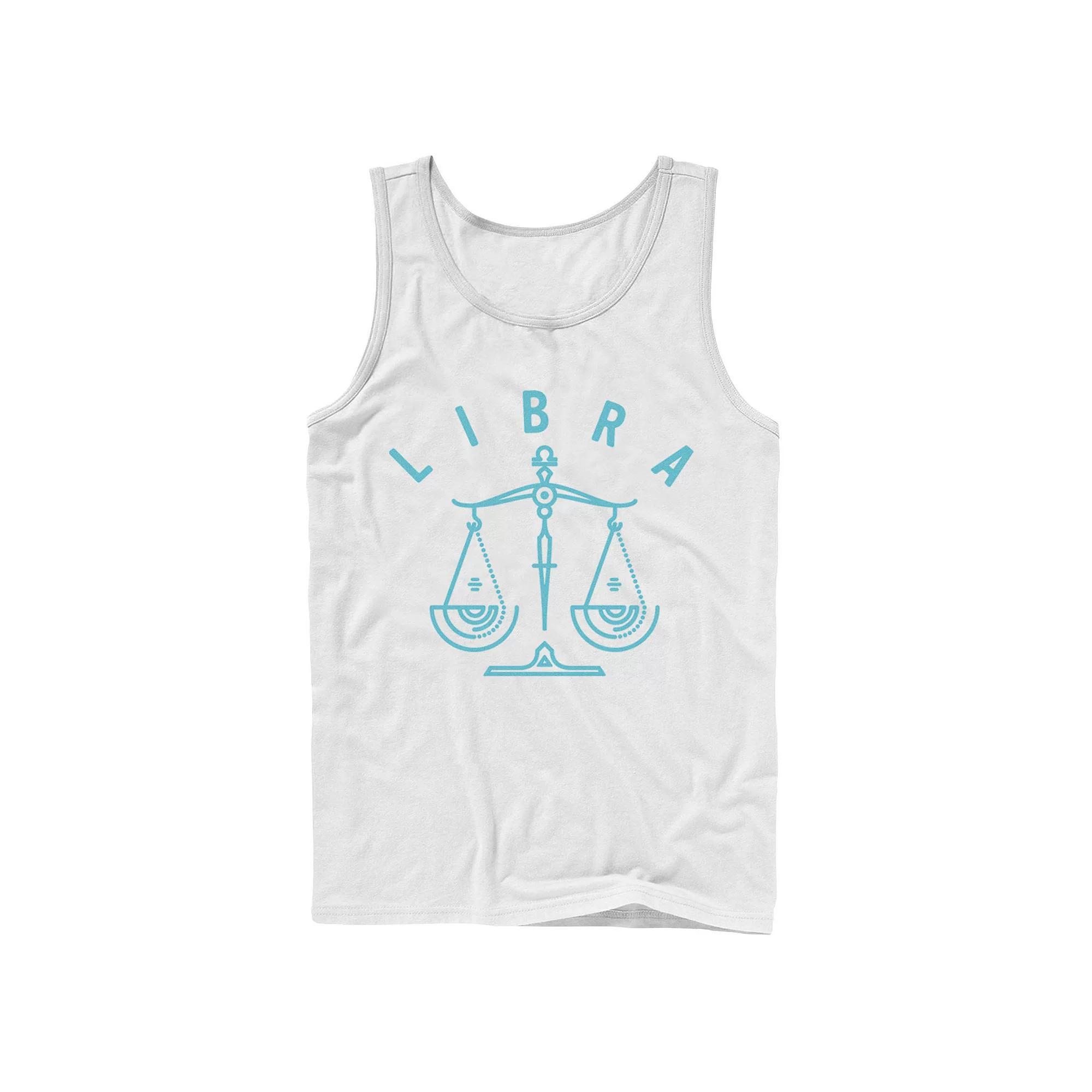 Mens Libra Scale Ink Sketch Tank Top Product Image
