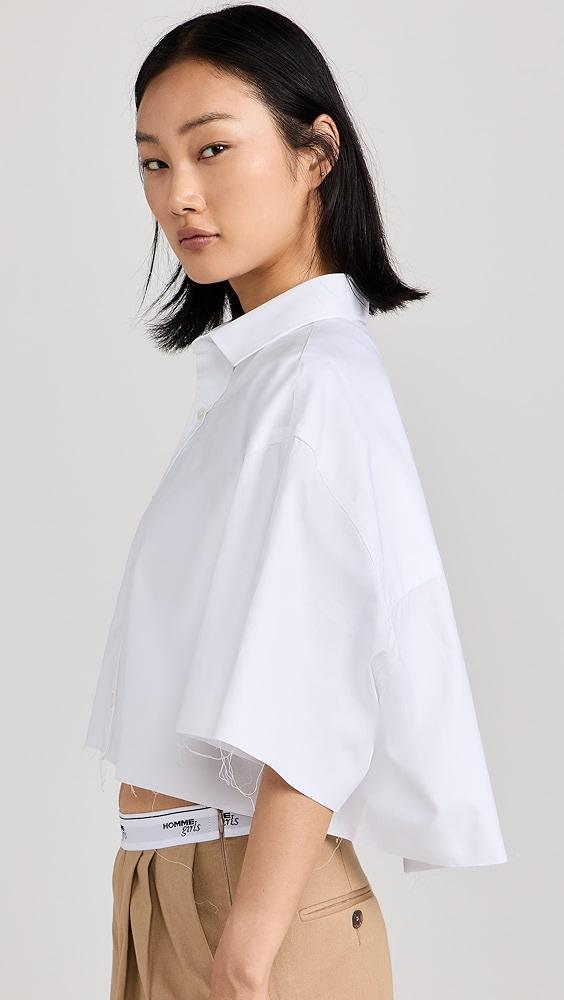 HOMMEGIRLS Oversized Crop Shirt | Shopbop Product Image