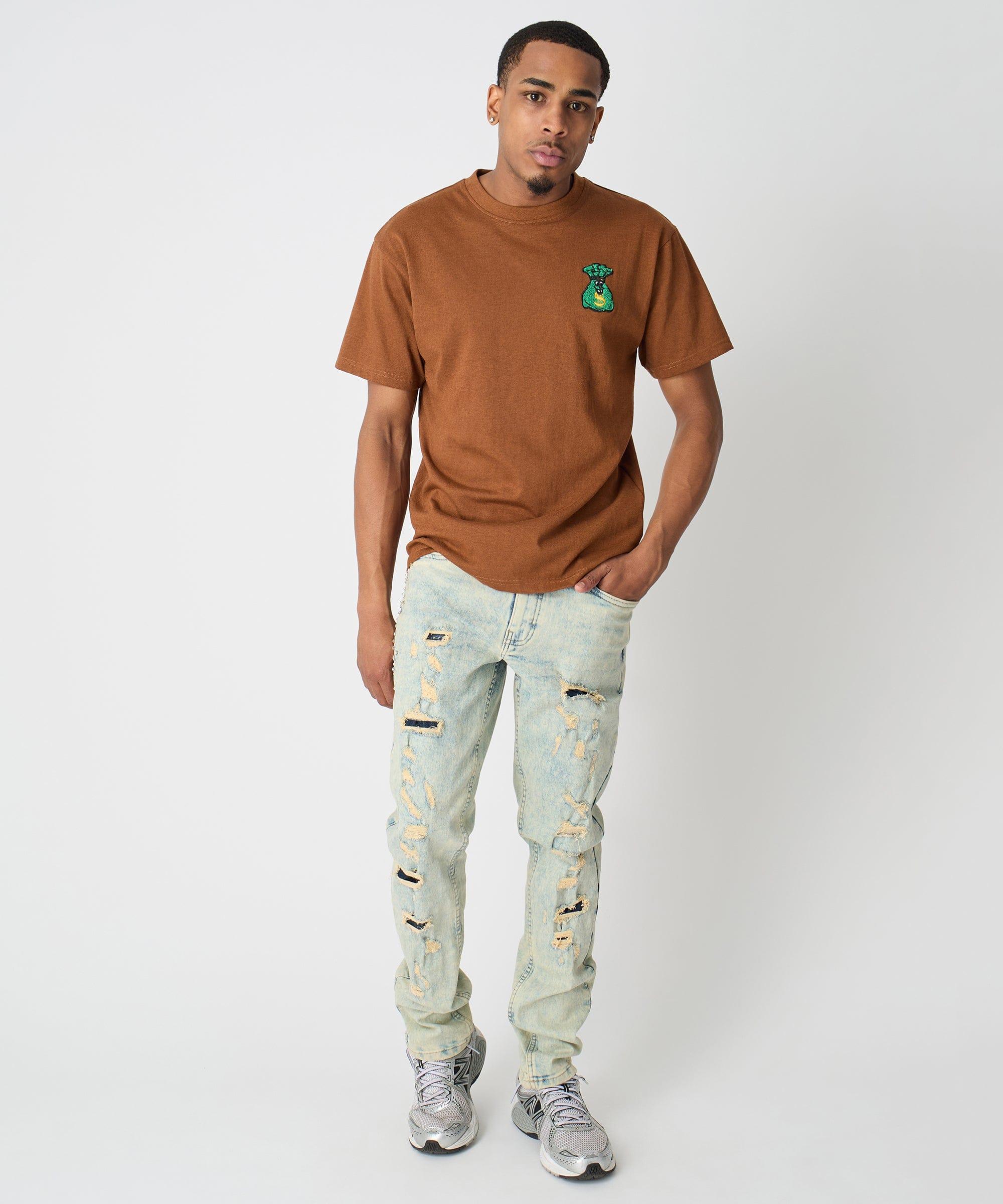 Money Bags Short Sleeve Tee - Khaki Product Image