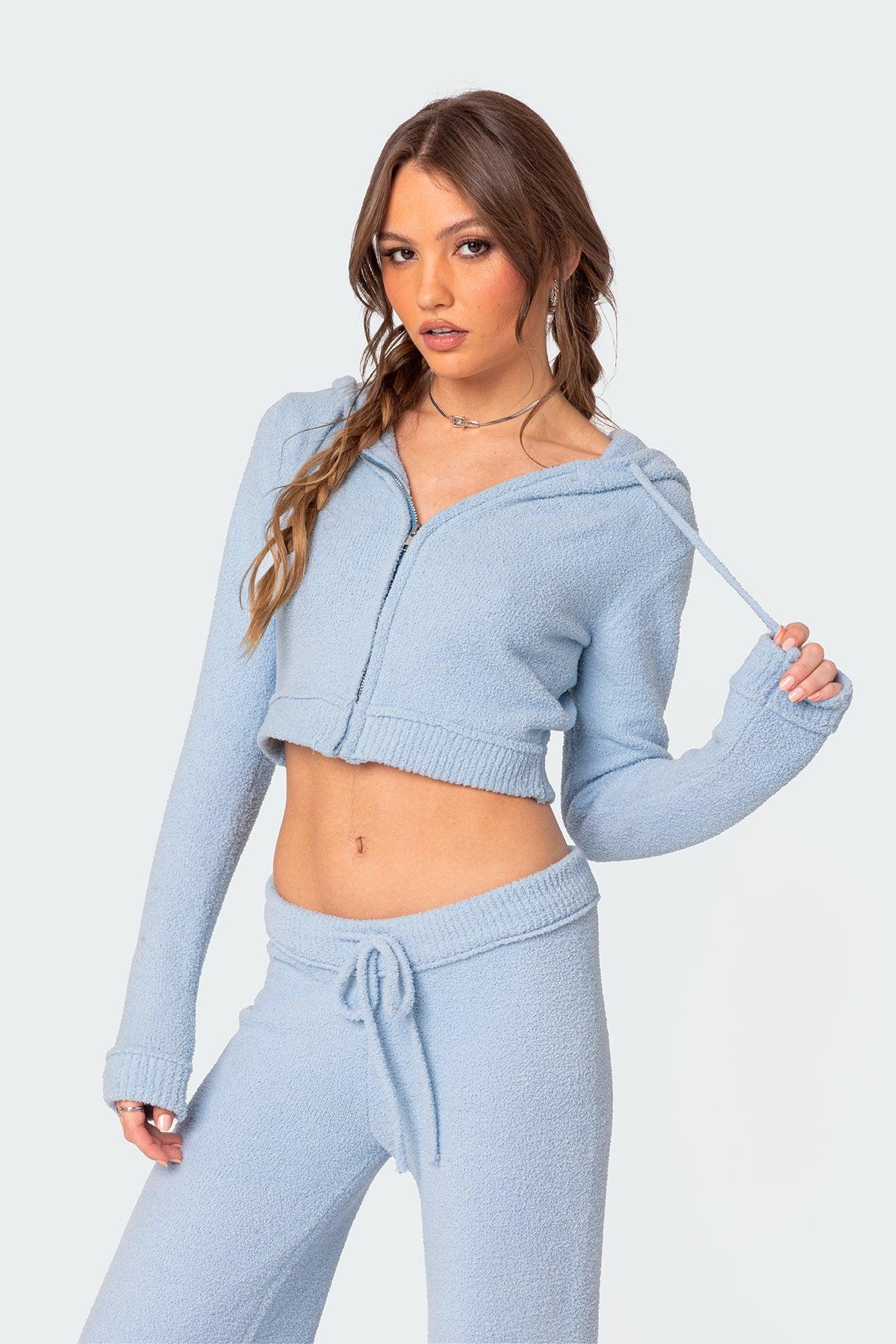 Plush Super Soft Hooded Cardigan Product Image