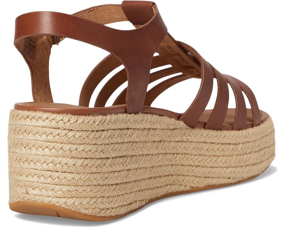 Women's FitFlop PLATFFORMS Espadrille Leather Fisherman Wedge Sandals Product Image