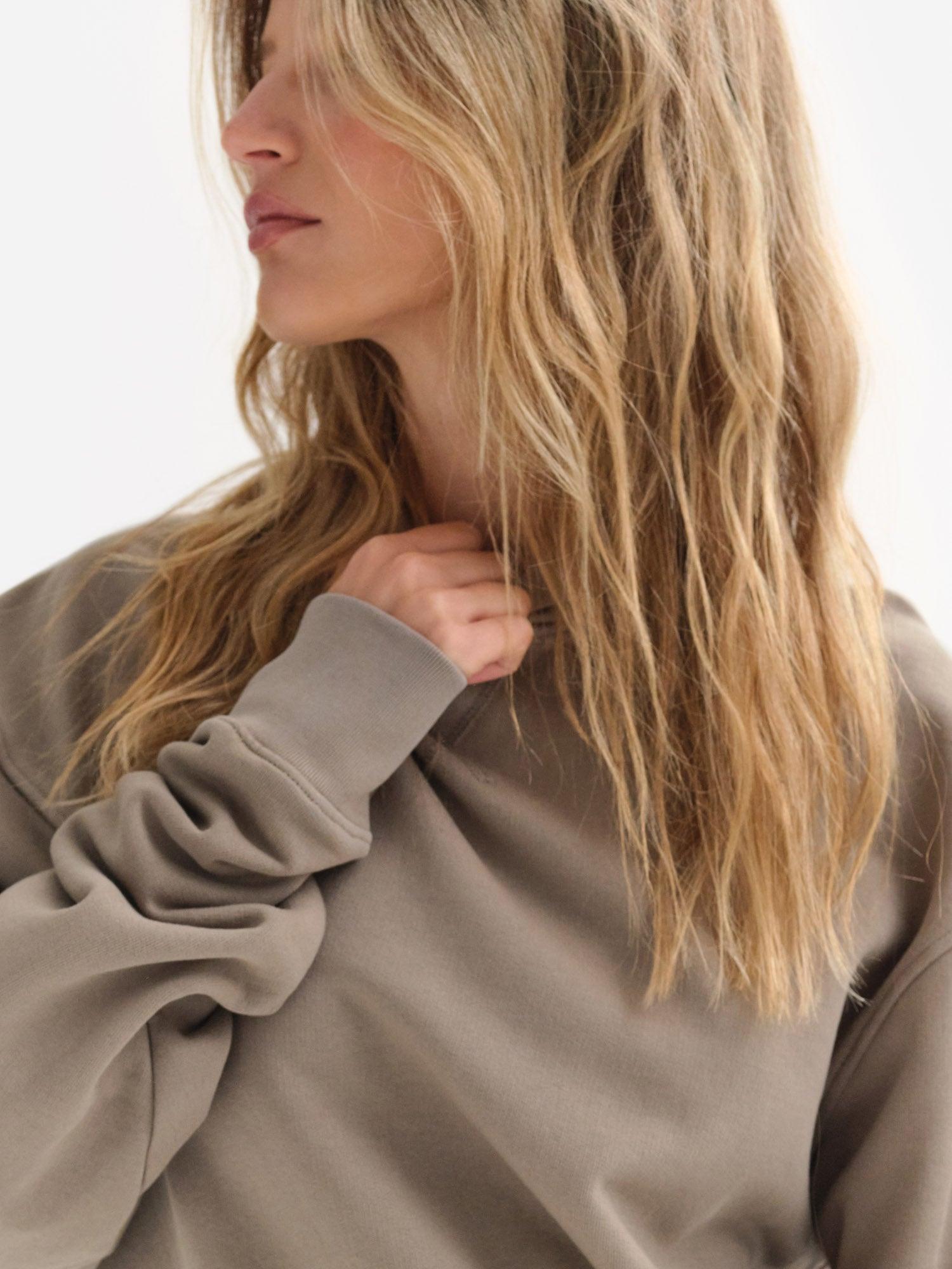 Organic Fleece Relaxed Hoodie Female Product Image
