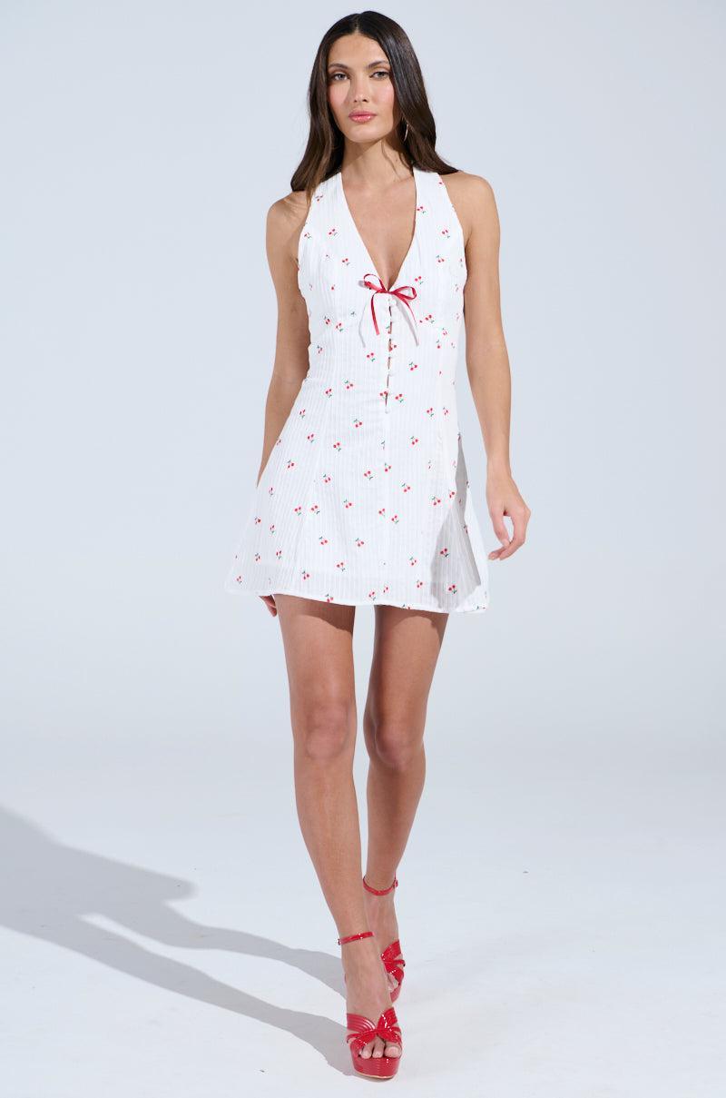 THE CHERRY ON TOP MINI DRESS Product Image