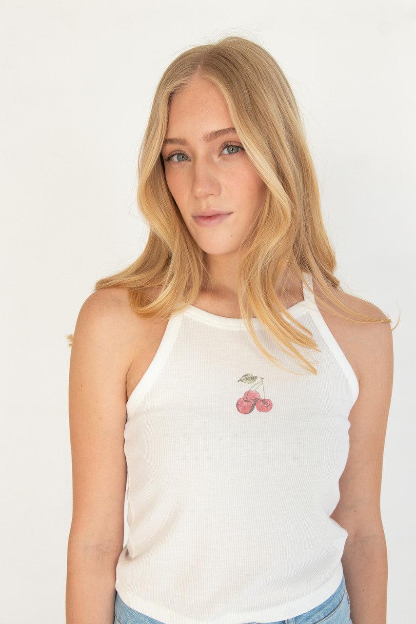 Cherry Halter Tank Product Image