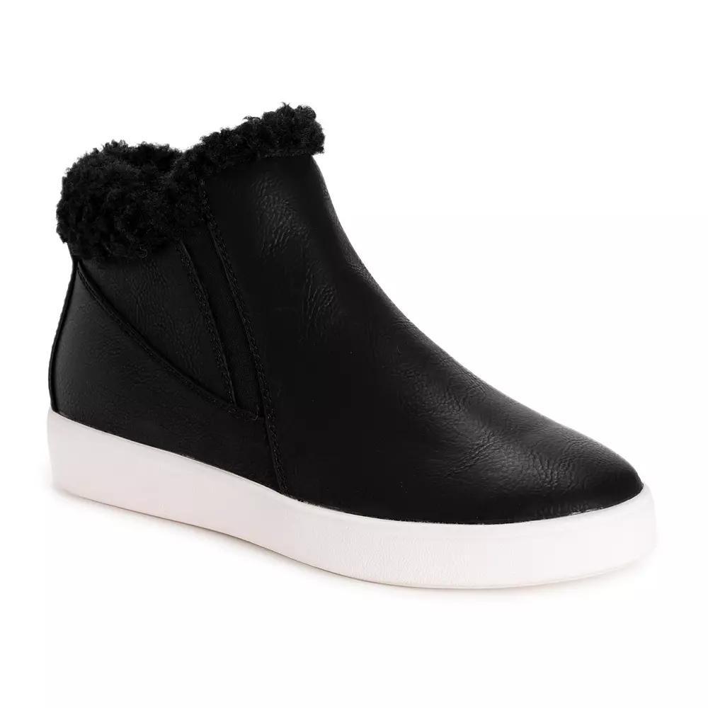 MUK LUKS Montana Big Sky Womens Ankle Boots Red Product Image