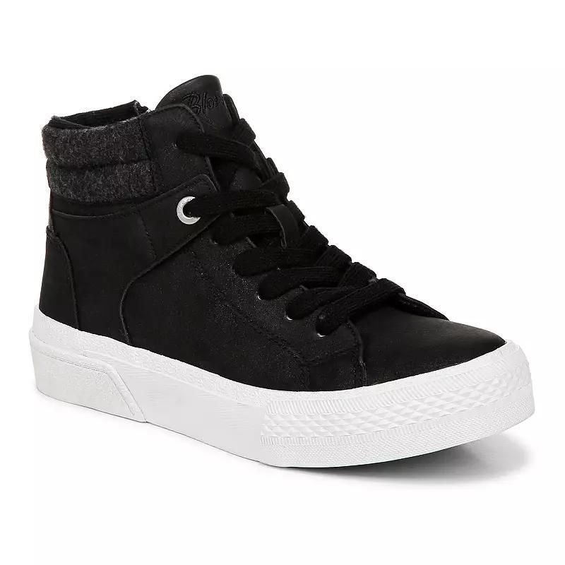 Blowfish Malibu Waverly Women's High Top Sneakers, Size: 9, White Silver Product Image