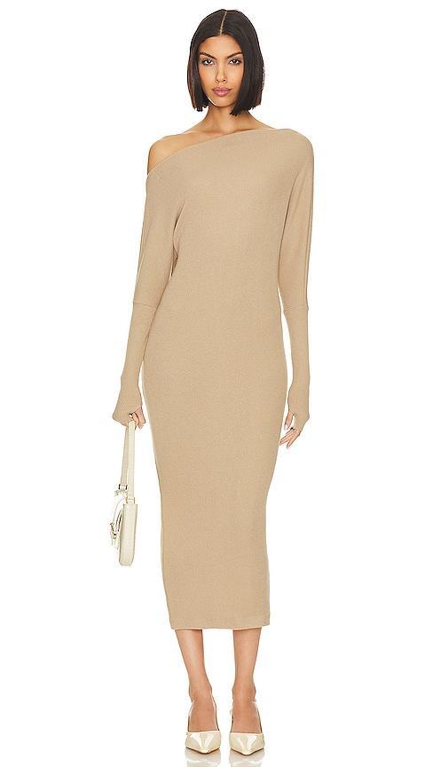 Sweater Knit Slouch Dress Enza Costa Product Image