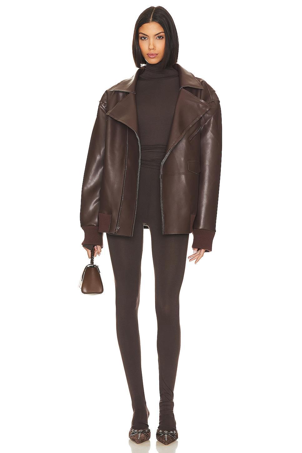 Slim Fit Long Sleeve Turtle Top Norma Kamali Product Image