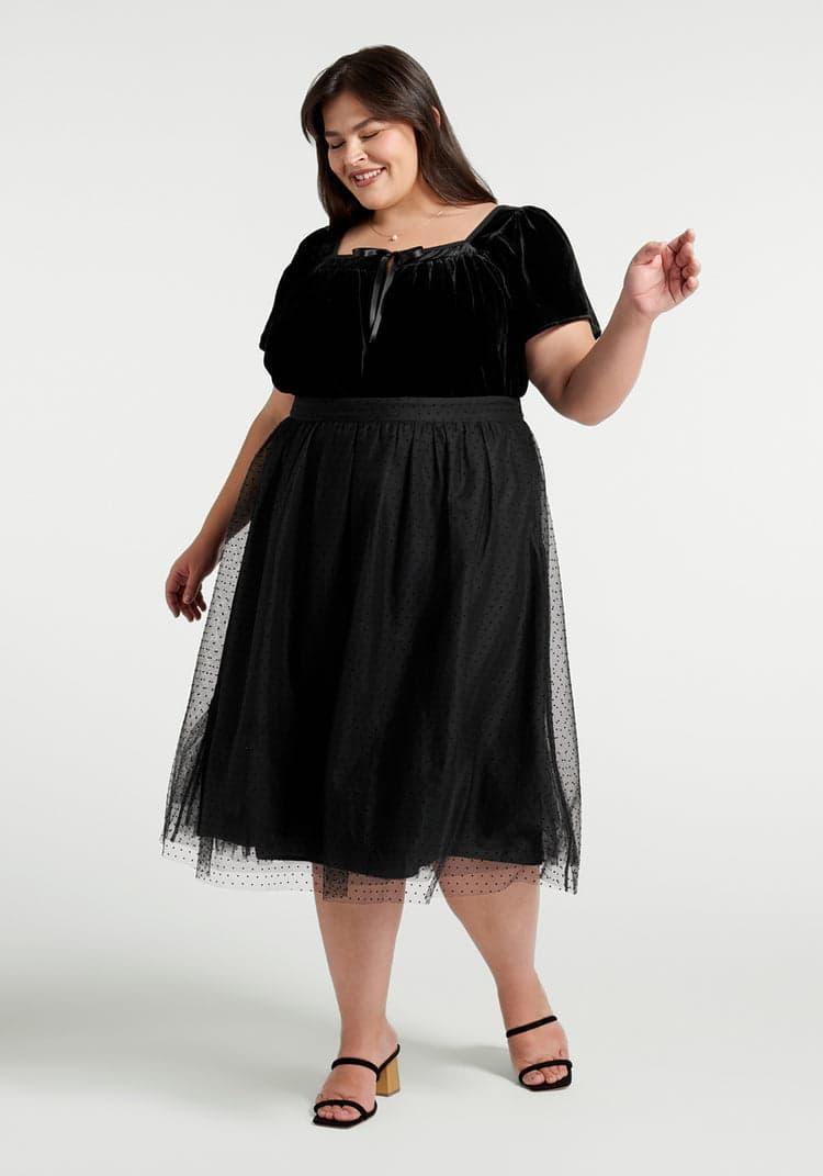Fit To Be Tied Velvet Top Product Image
