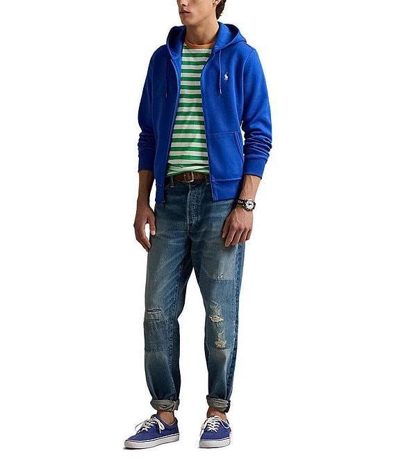 Polo Ralph Lauren Big & Tall Double-Knit Solid Full-Zip Hoodie Product Image