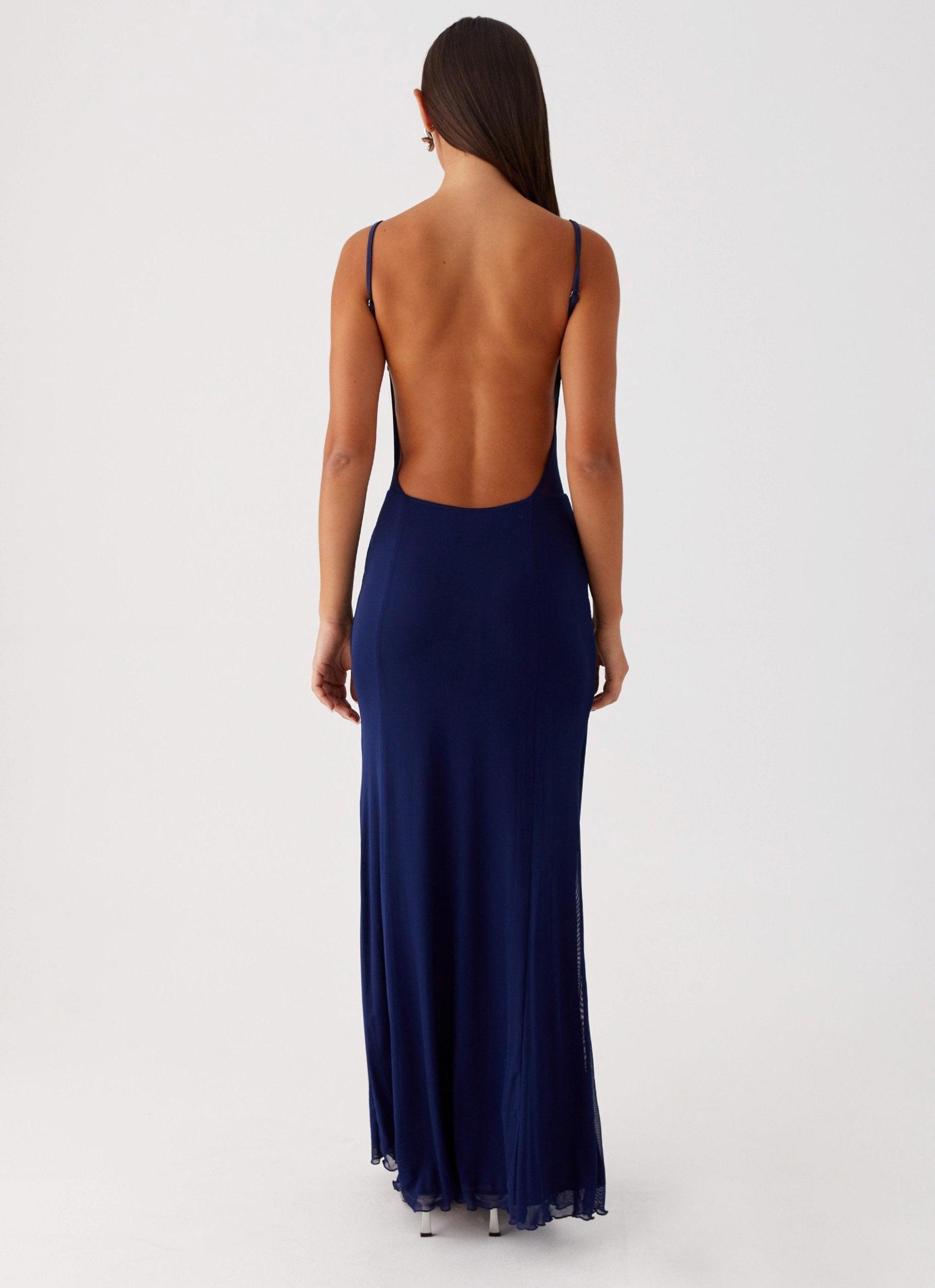 Miranda Maxi Dress - Navy Product Image