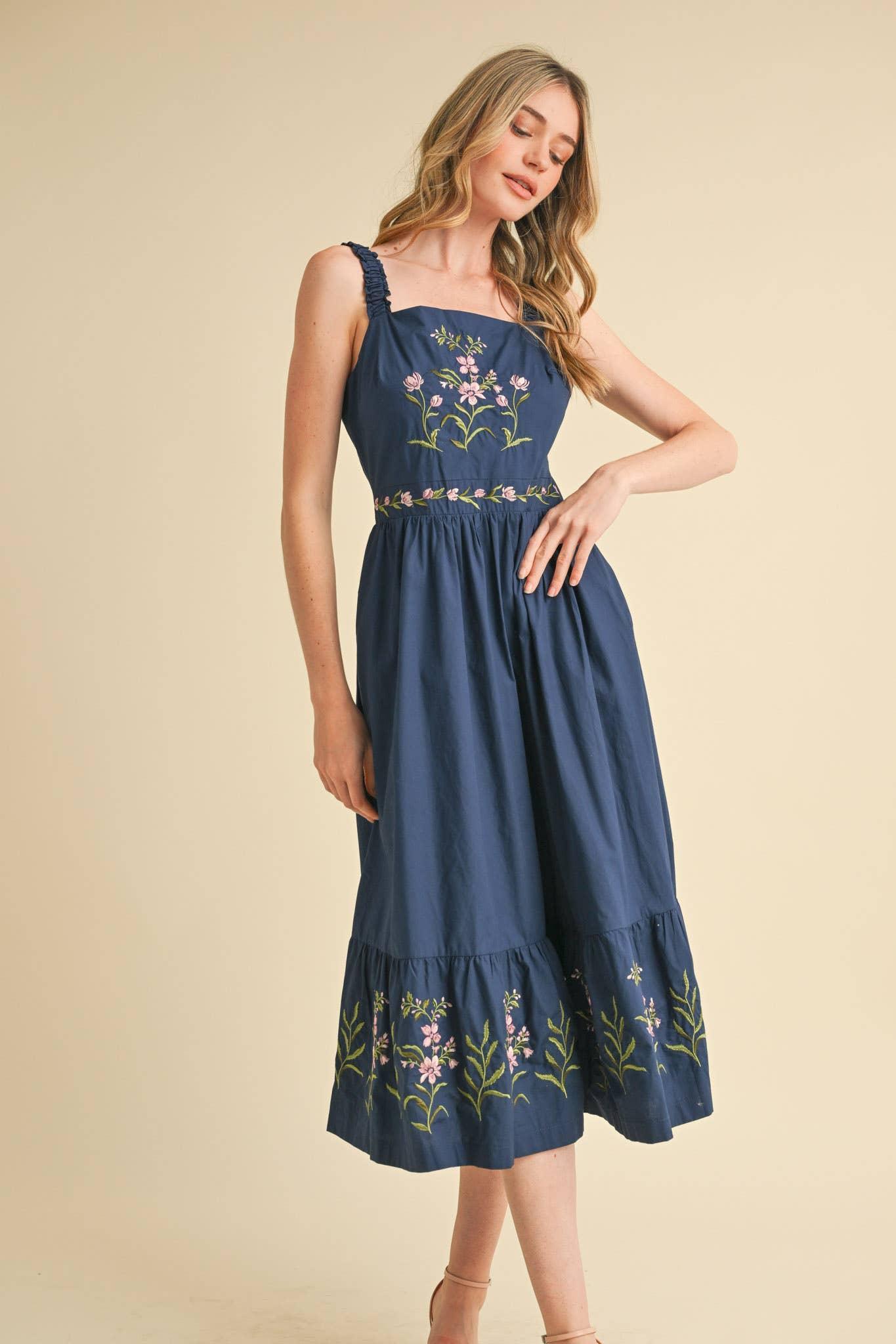 Cassia Embroidered Midi Product Image