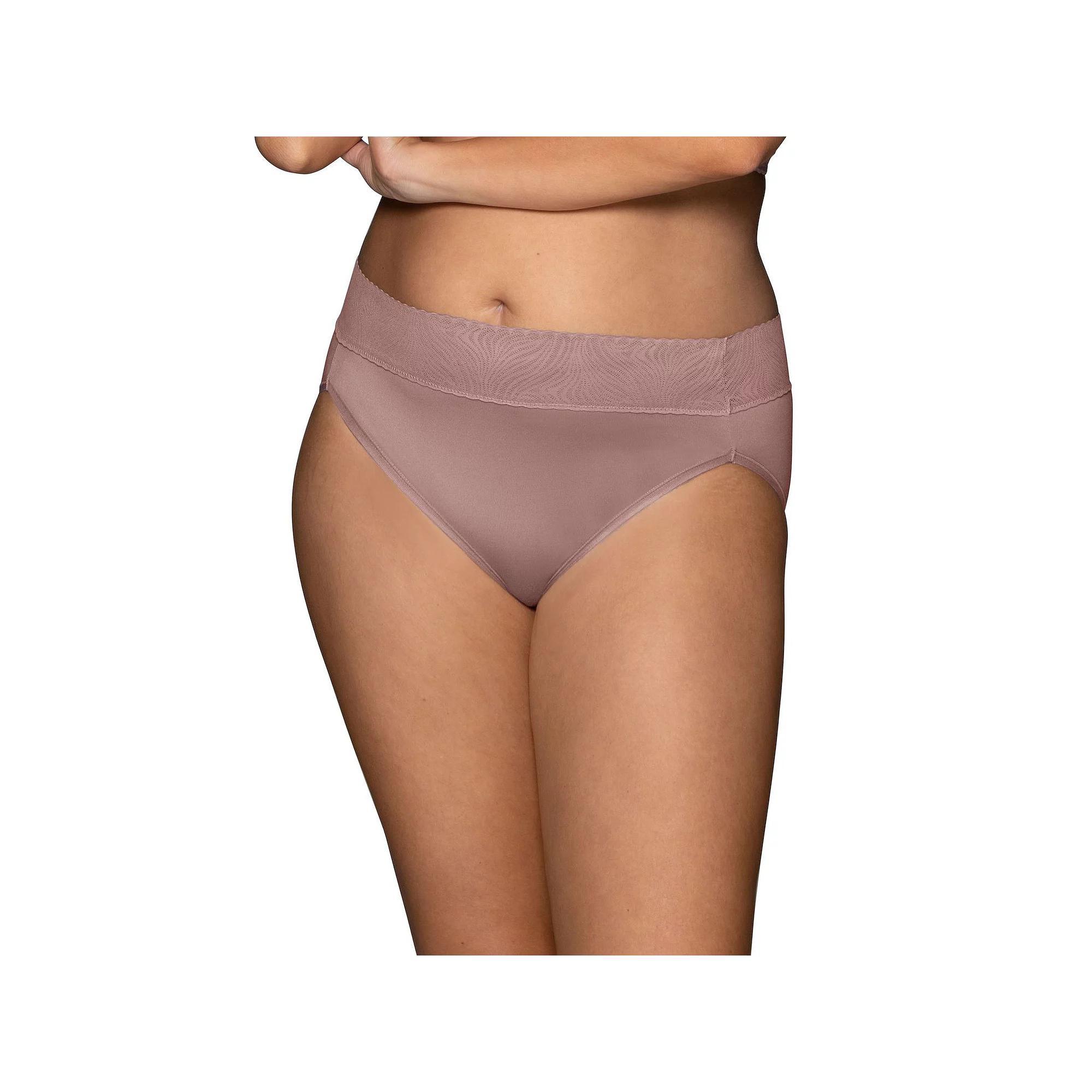 Women's Vanity Fair Lingerie® Effortless™ Hi-Cut Panty 13275, Size: 9, Baked Blush Product Image