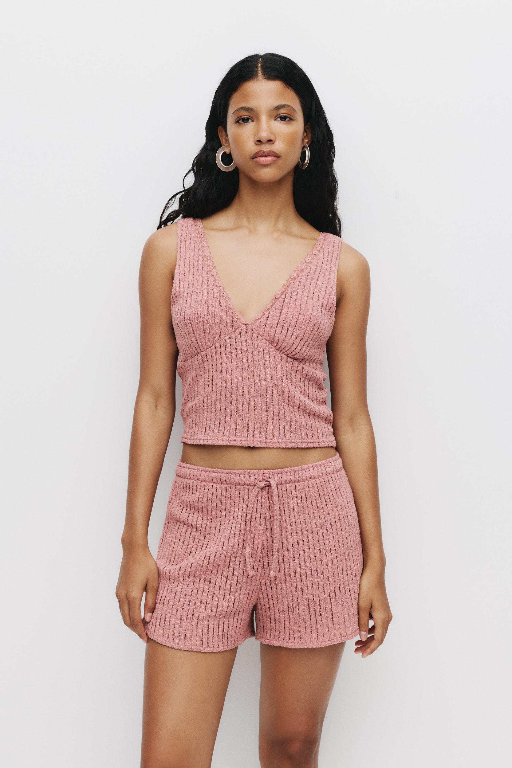 Open-knit shorts Product Image