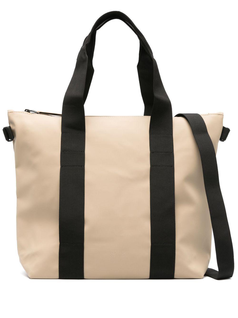 logo-debossed waterproof tote bag Product Image
