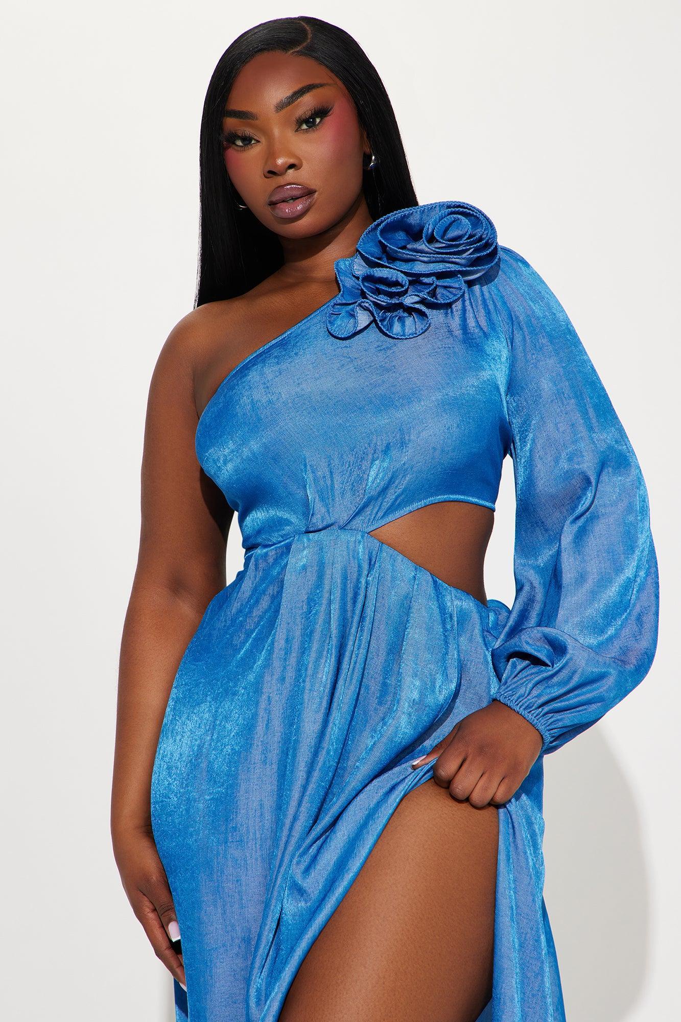 Heaven On Earth Maxi Dress - Blue Product Image