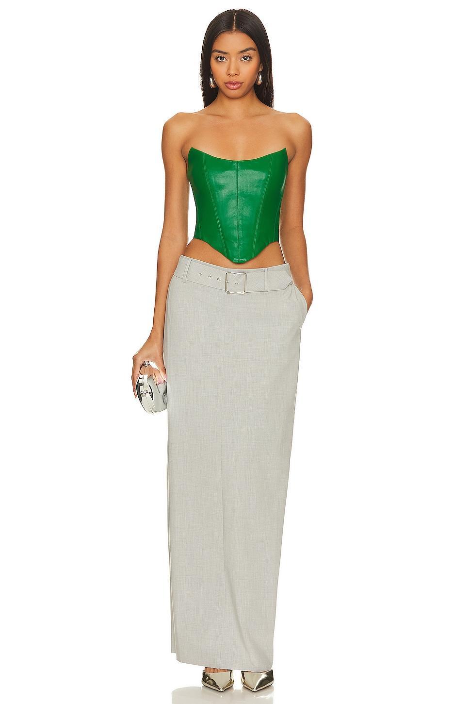 Leather Corset Top Rozie Corsets Product Image