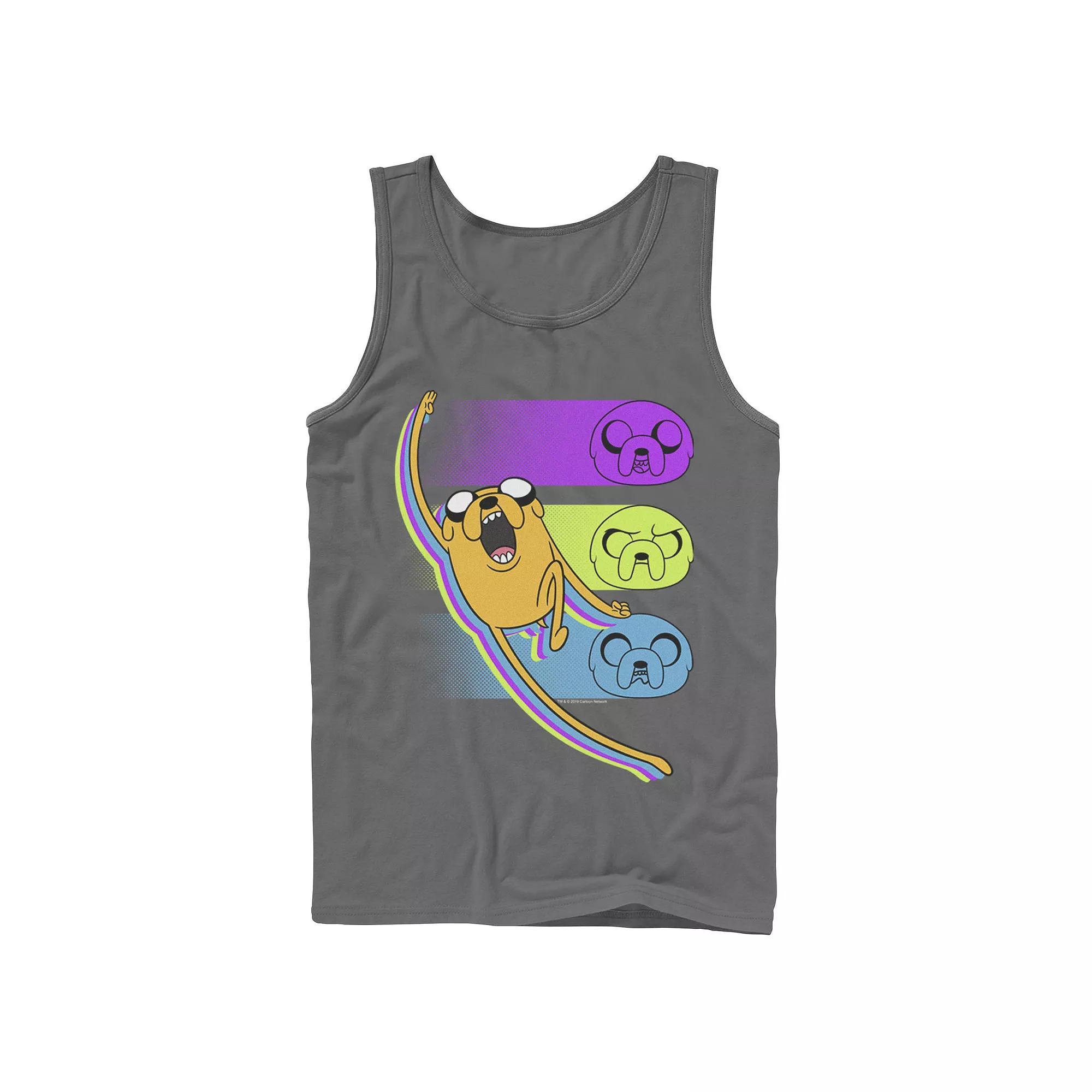 Men's Cartoon Network Adventure Time Jake Emotions Tank Top, Size: XL, Red Product Image