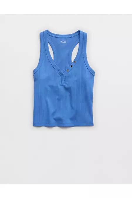 OFFLINE By Aerie Thumbs Up Heavyweight Henley Tank Top Women's Product Image
