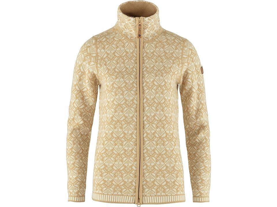 Fjallraven Snow Cardigan (Dark ) Women's Sweater Product Image