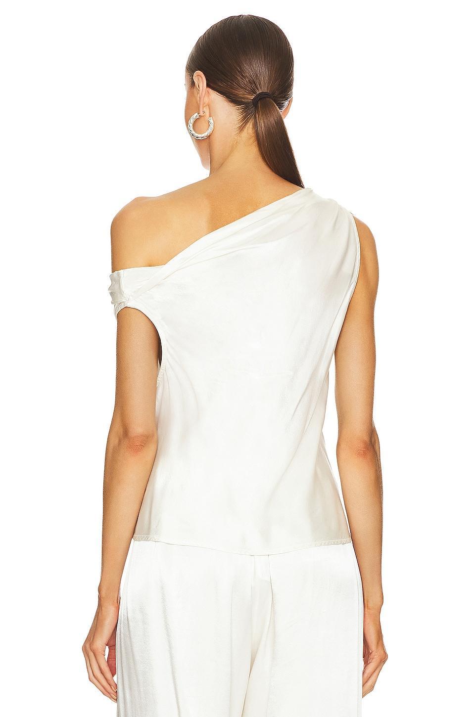 Satin Bias Off Shoulder Top Enza Costa Product Image