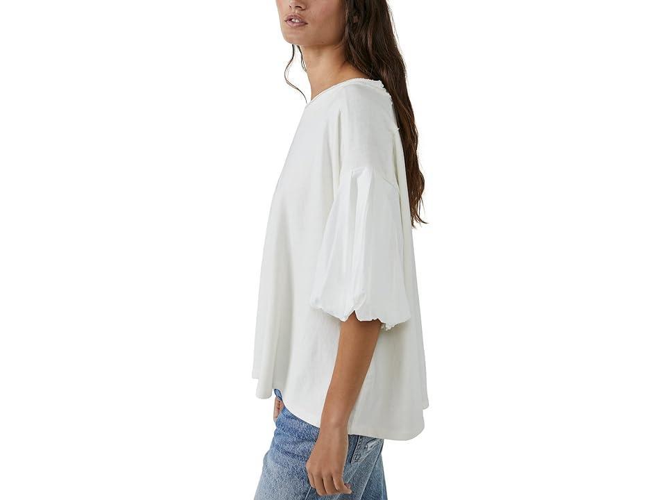Free People Blossom Tee (Optic ) Women's Clothing Product Image