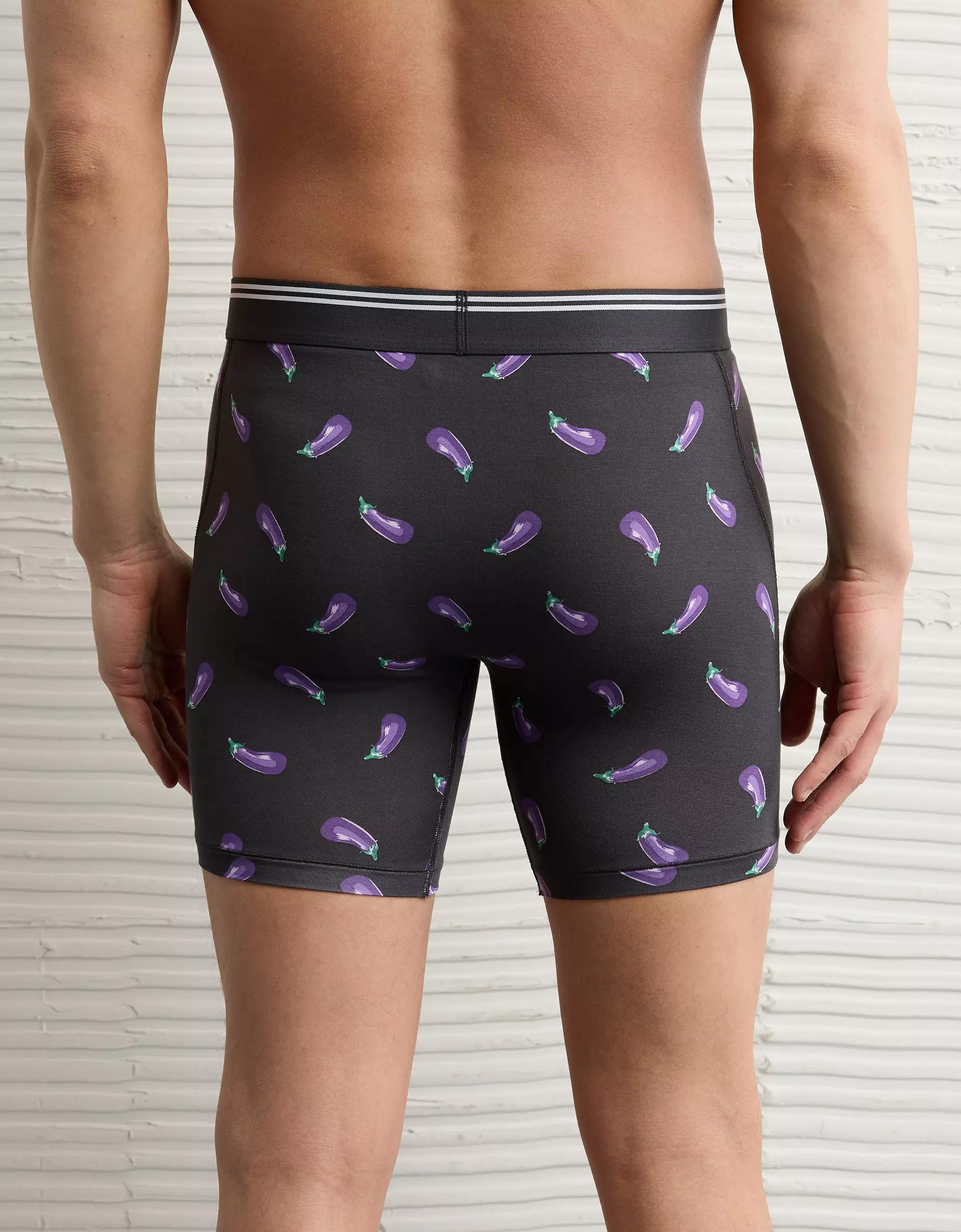 AEO Men's Eggplant 6" Ultra Soft Boxer Brief Product Image