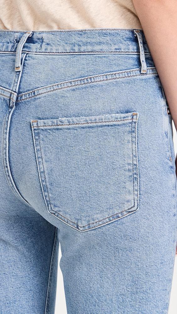 AGOLDE Riley Long High Rise Straight Jeans | Shopbop Product Image