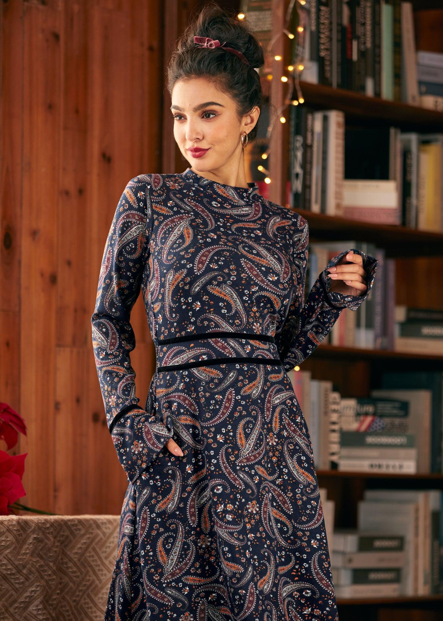 Garden Party Tapestry Maxi Dress Product Image