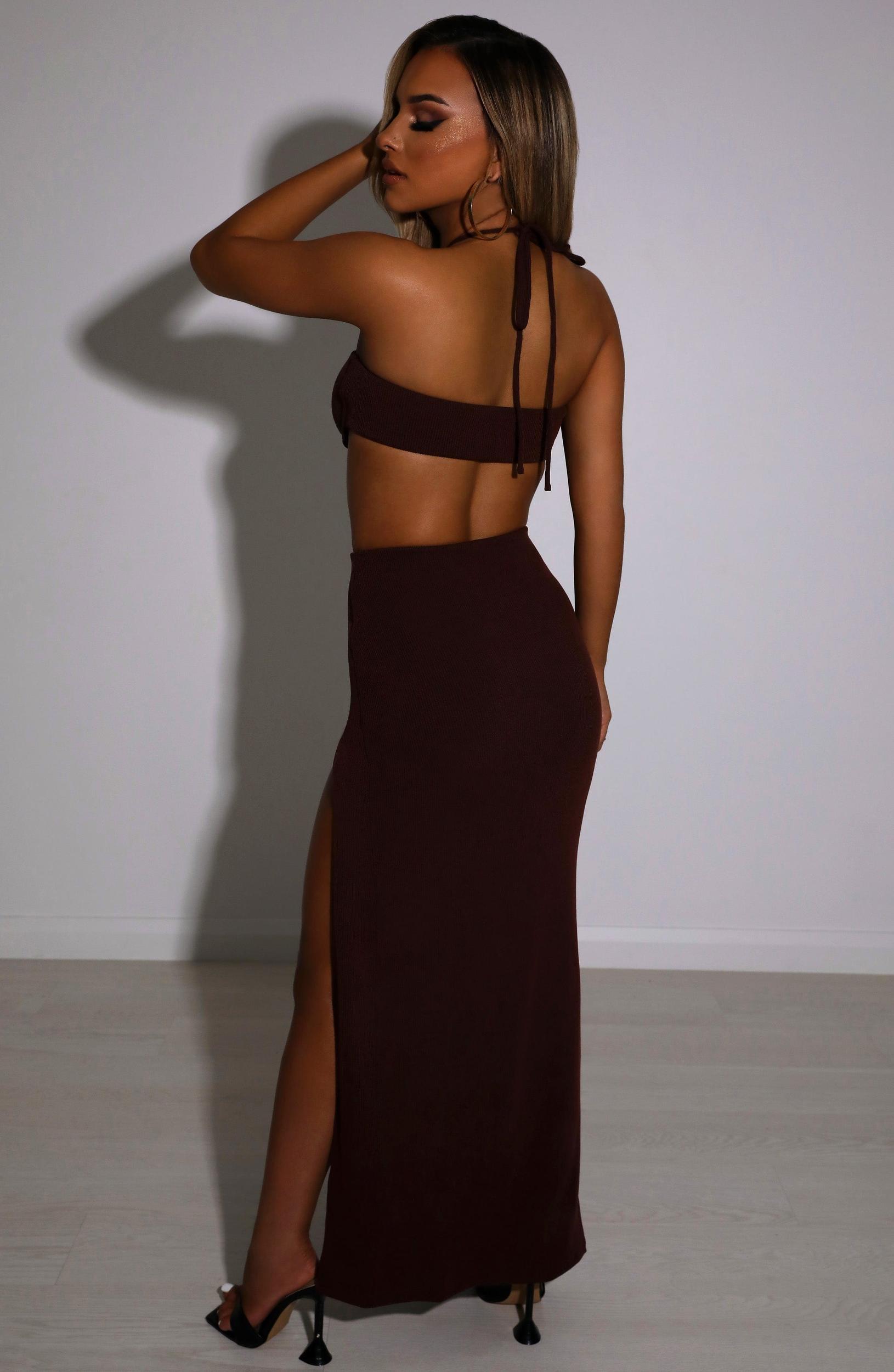 Mariana Maxi Skirt - Chocolate Product Image