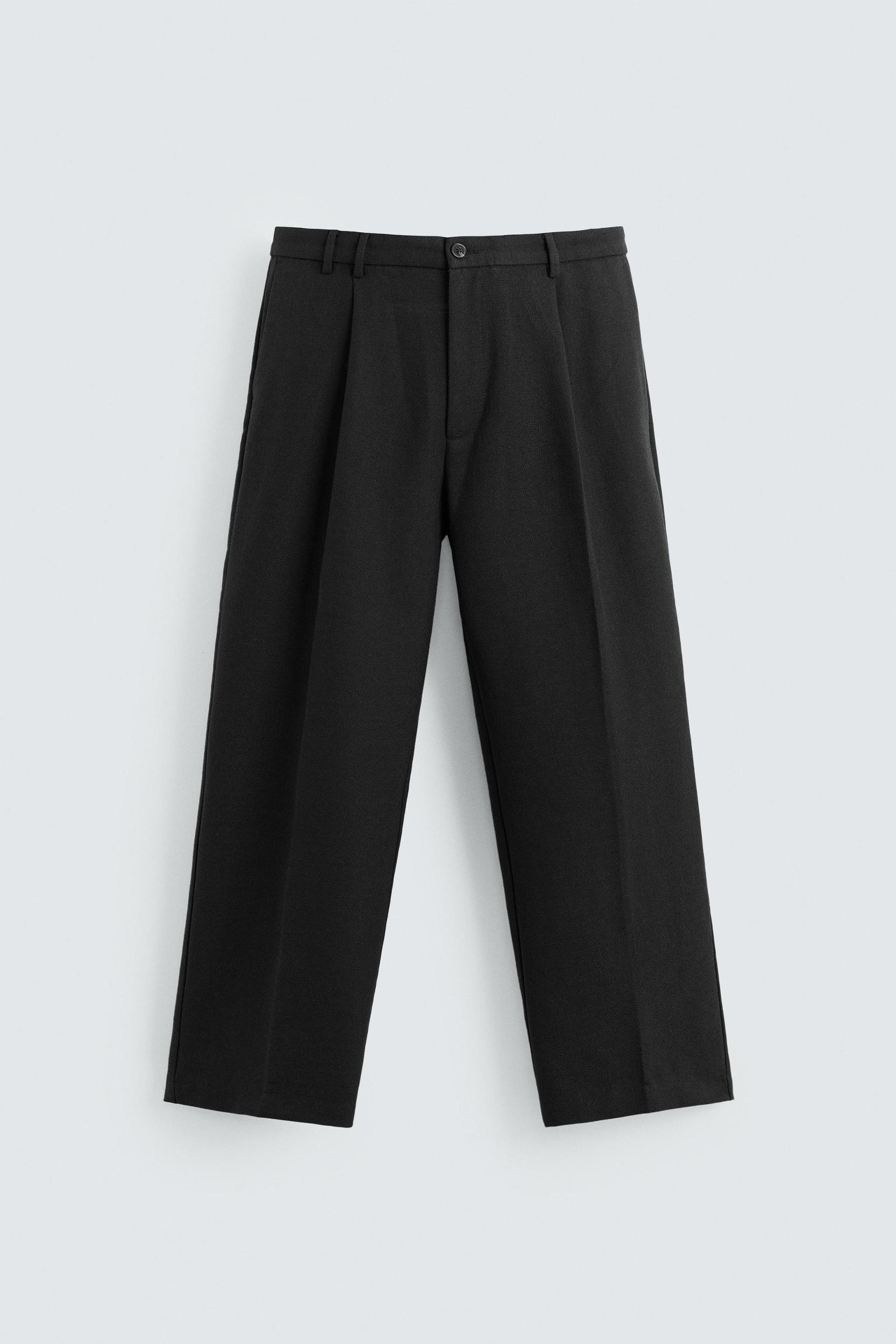 PLEATED RELAXED FIT PANTS Product Image