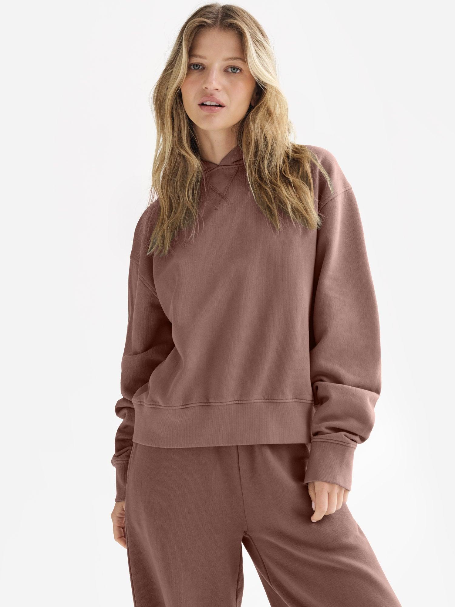 Organic Fleece Relaxed Hoodie Female Product Image