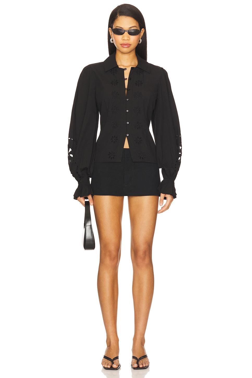 Tess Button Up Shirt Tularosa Product Image
