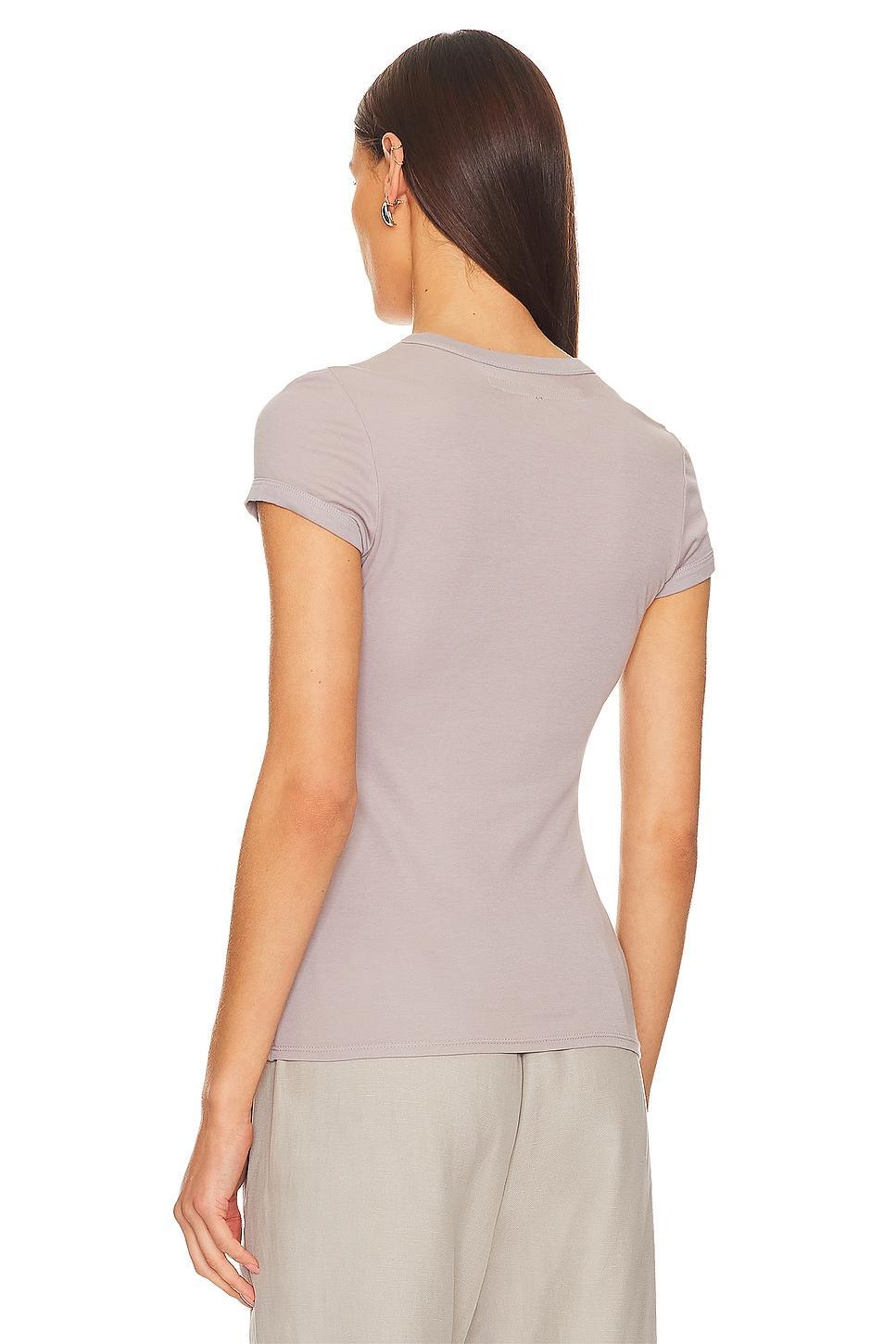 Supima Cotton Cap Sleeve Crew Product Image
