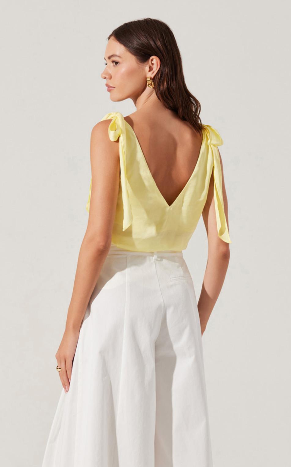 Allexina Satin Cowl Neck Top Product Image