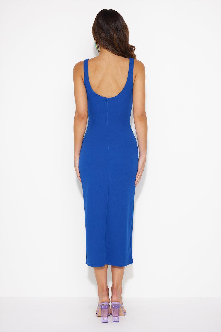 All The Events Midi Dress Blue Product Image