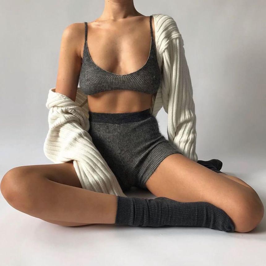 Rib Knit Shrug Product Image
