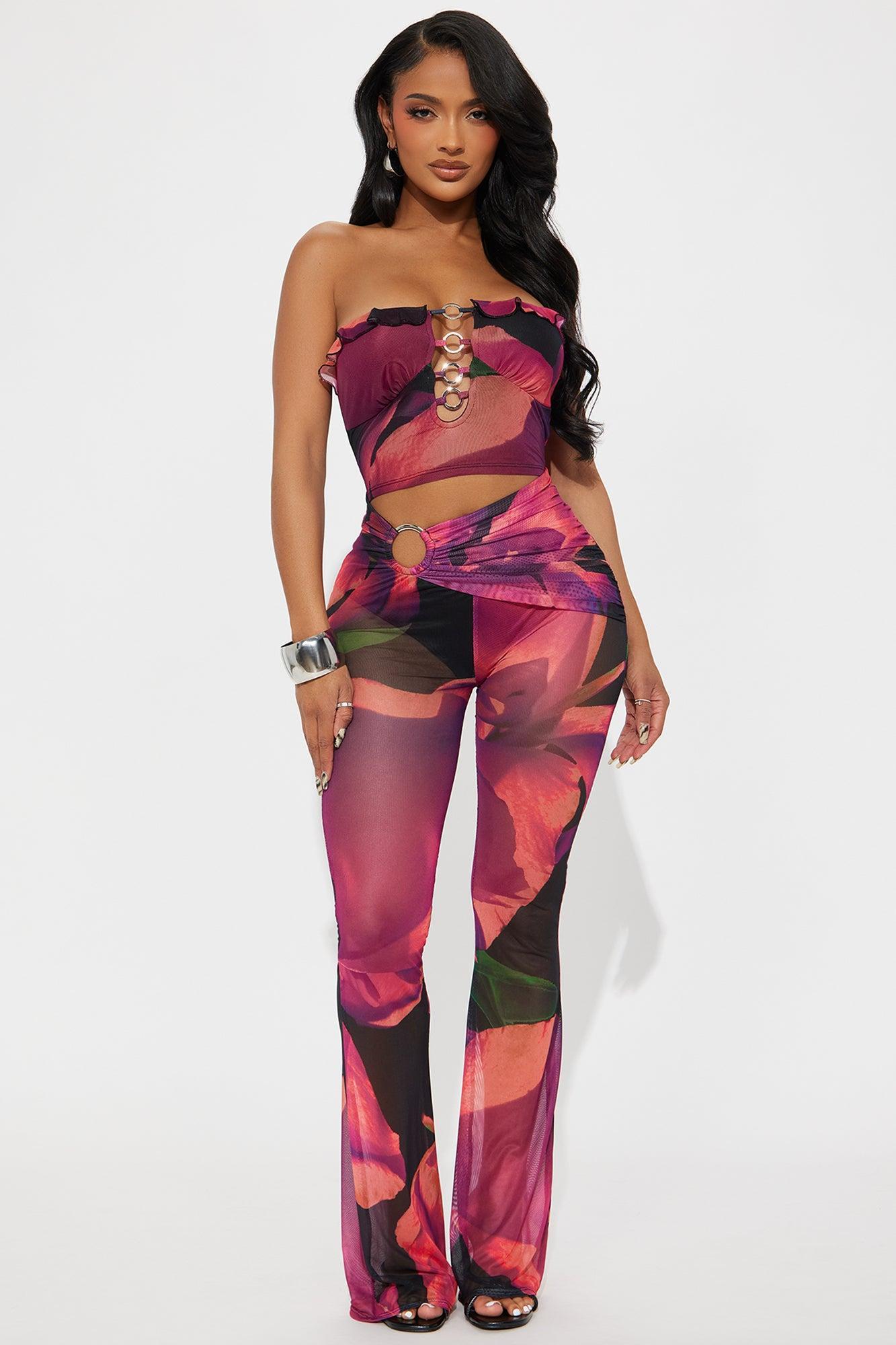 Sirena Mesh Jumpsuit - Black/combo Product Image