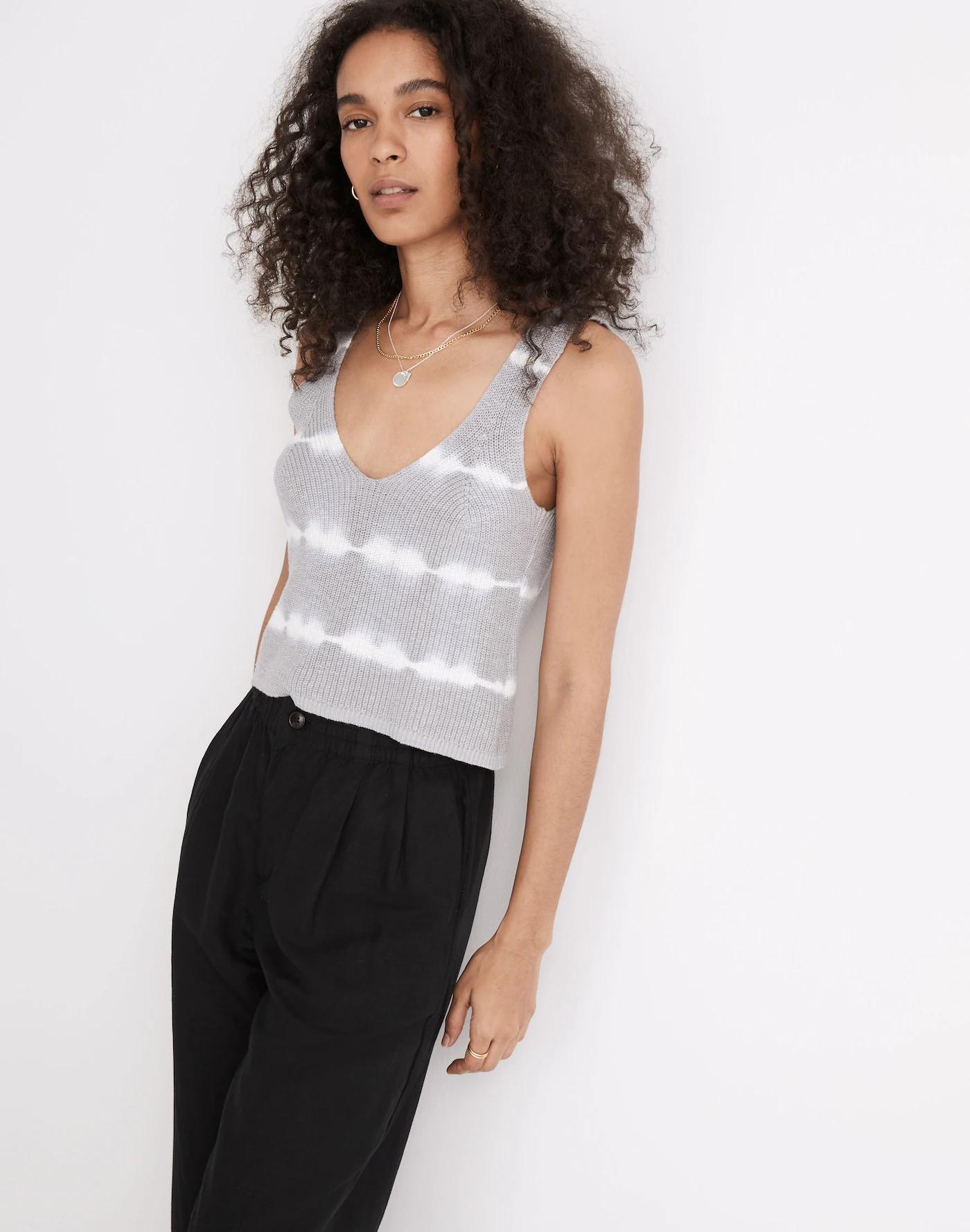 Tie-Dye Parkwood Sweater Tank Product Image