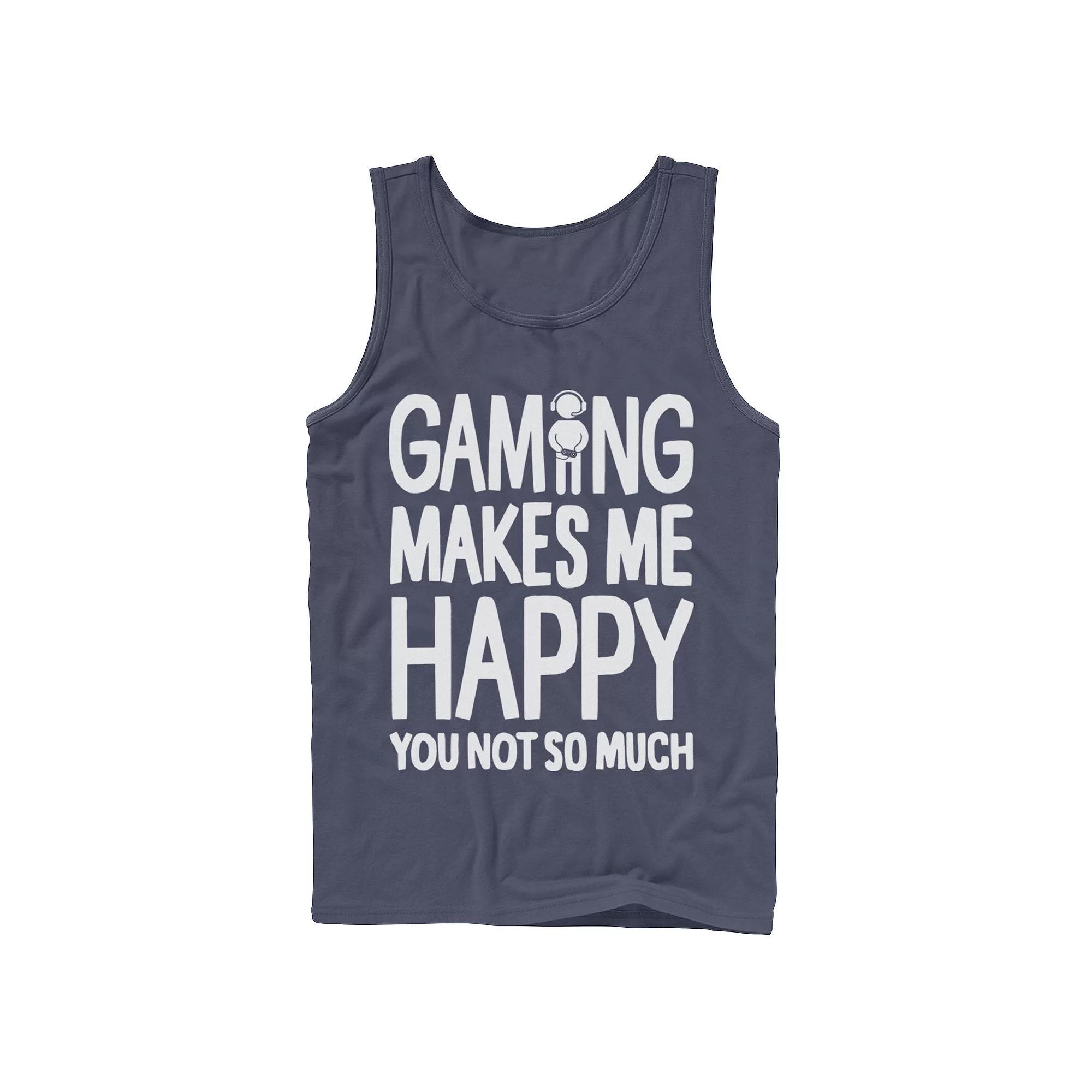 Mens Gaming Makes Me Happy You Not So Much Gamer Tank Top Product Image