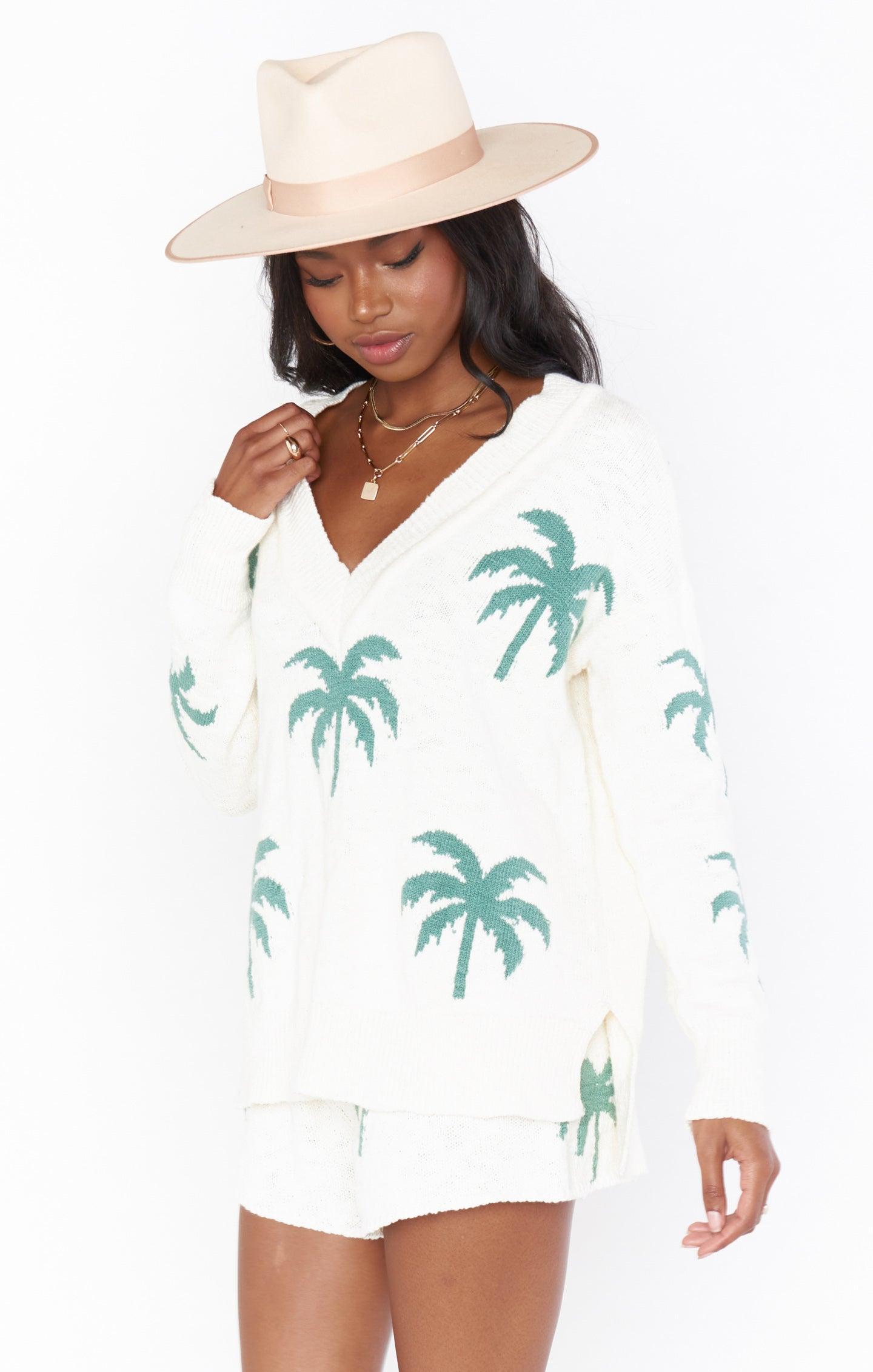 Gilligan Sweater ~ Palm Tree Knit Product Image