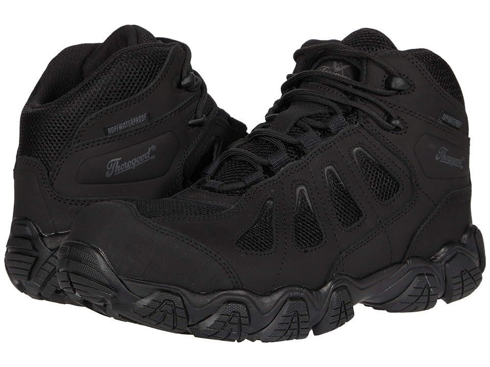 Thorogood Crosstrex Mid Men's Waterproof Composite-Toe Work Boots, Size: 11.5 Wide, Black Product Image