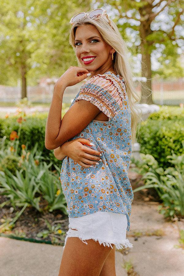 Cute And Coasting Floral Shift Top Product Image